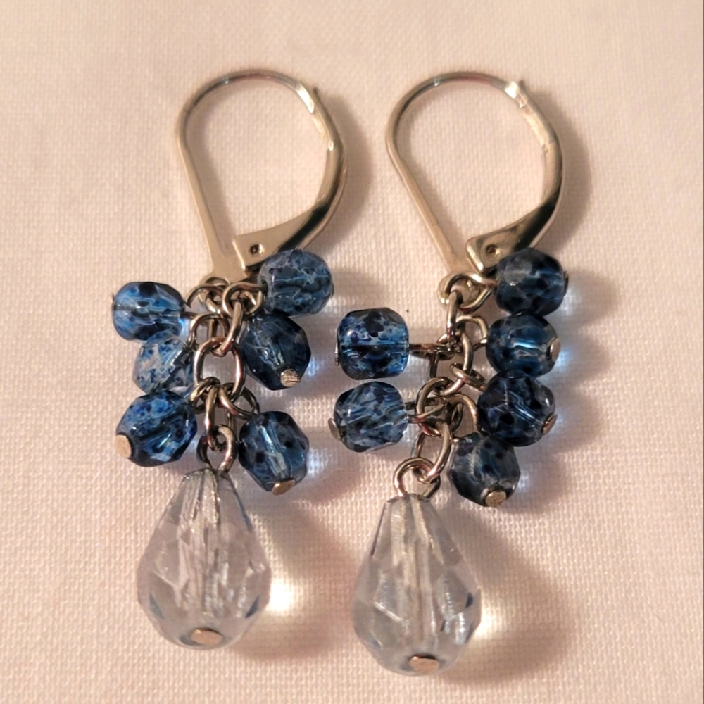 ❤ ESTERLING EARRINGS GLASS